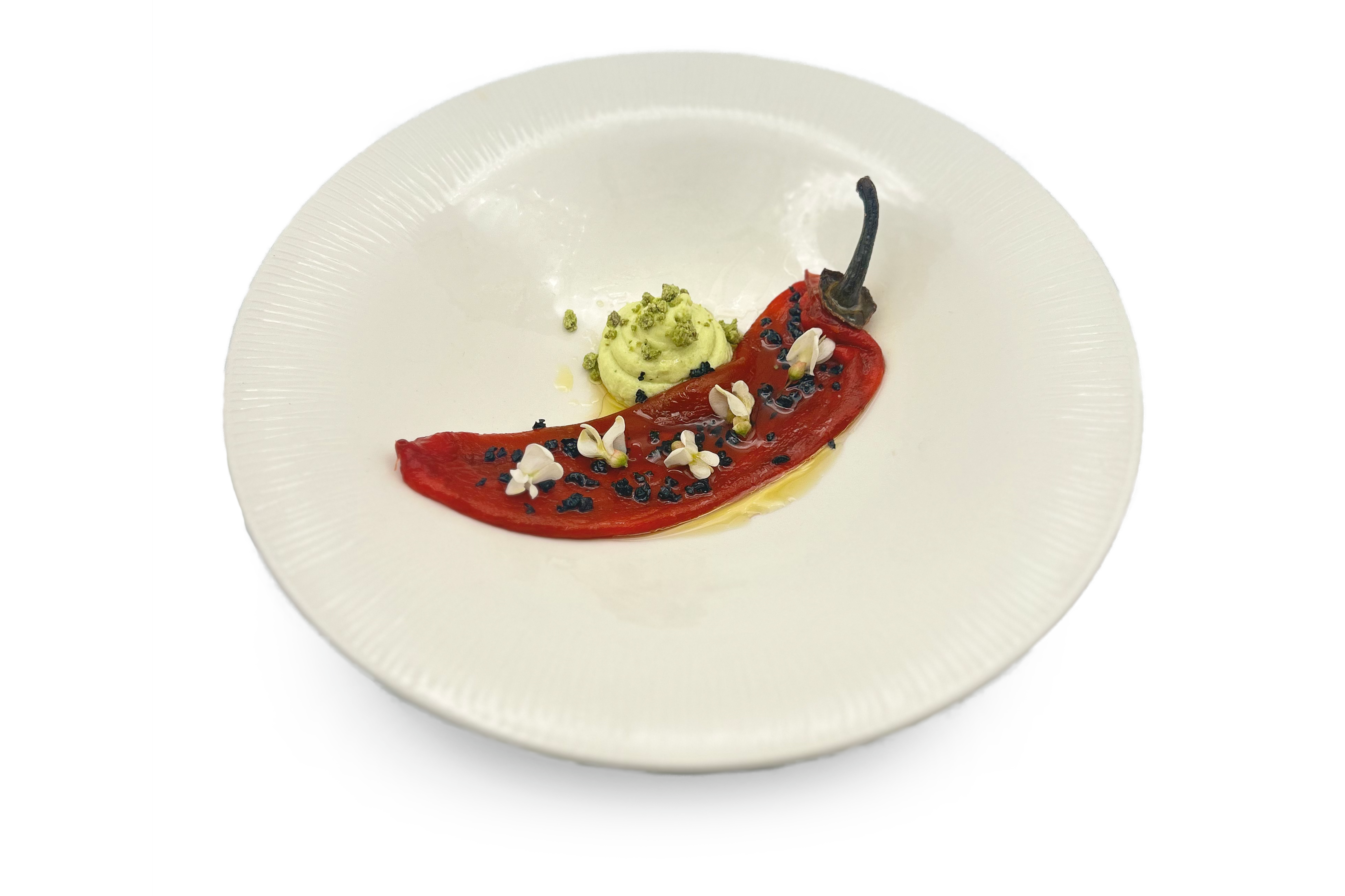 SWEET PALERMO CON BECHAMEL DE JAMÓN DE BELLOTA Y CREMA DE FOIE